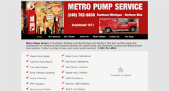 Desktop Screenshot of metropumpservice.com